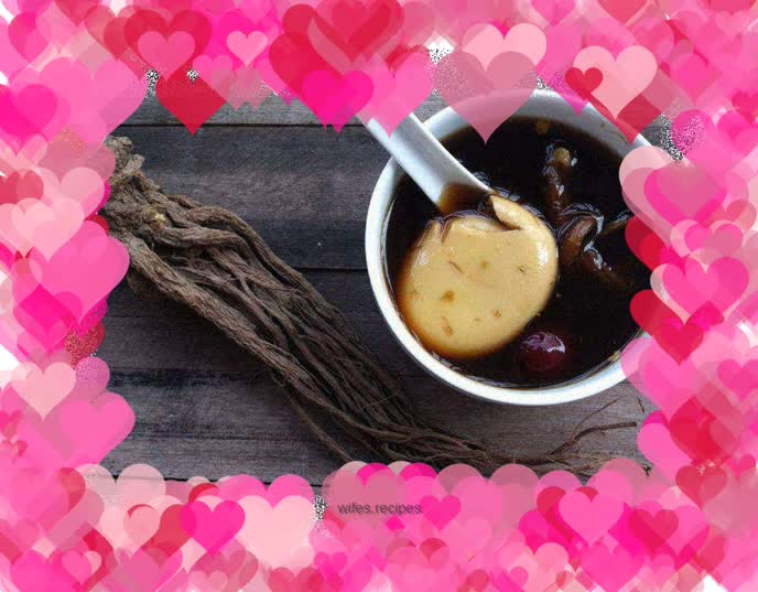 Angelica and red dates eggs