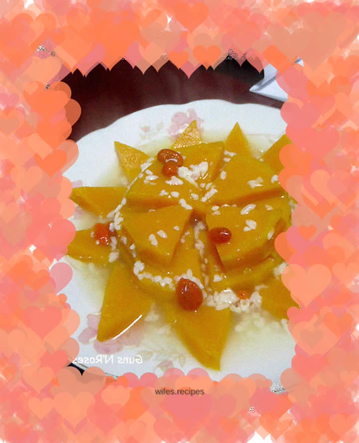 Pumpkin with fermented glutinous rice