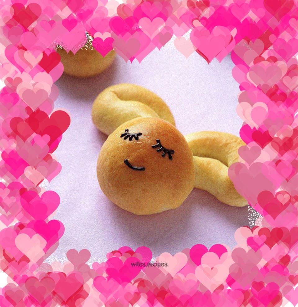 Make life more interesting, cute bunny bread