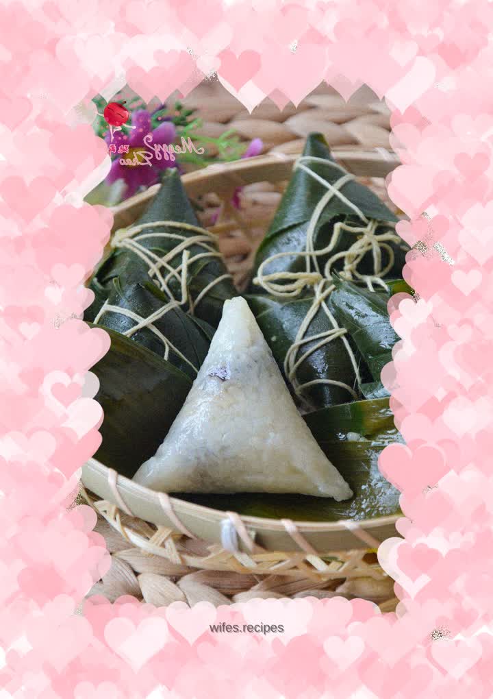 Corn leaf and red date rice dumplings