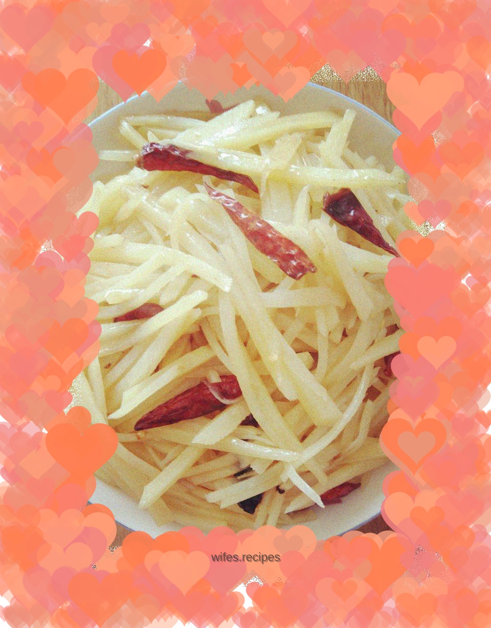 Hot and sour potato shreds