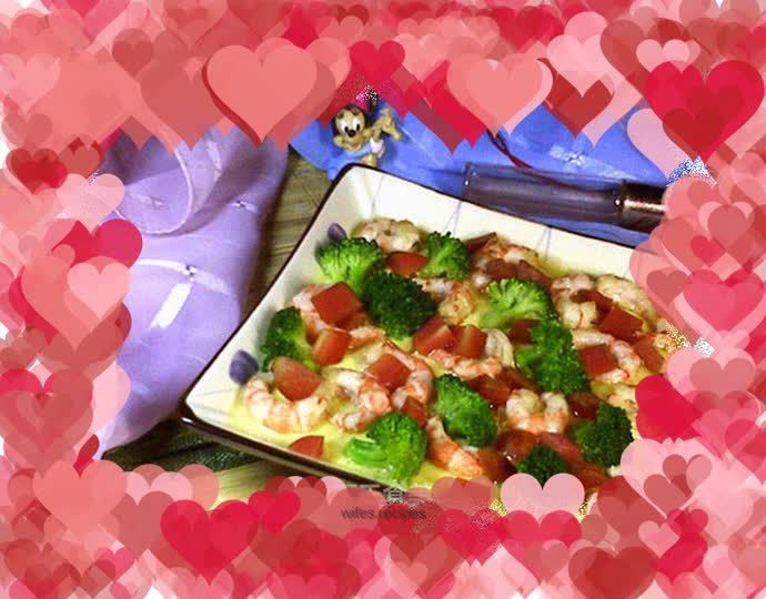 [Canadian wild Arctic shrimp]: Arctic shrimp steamed egg