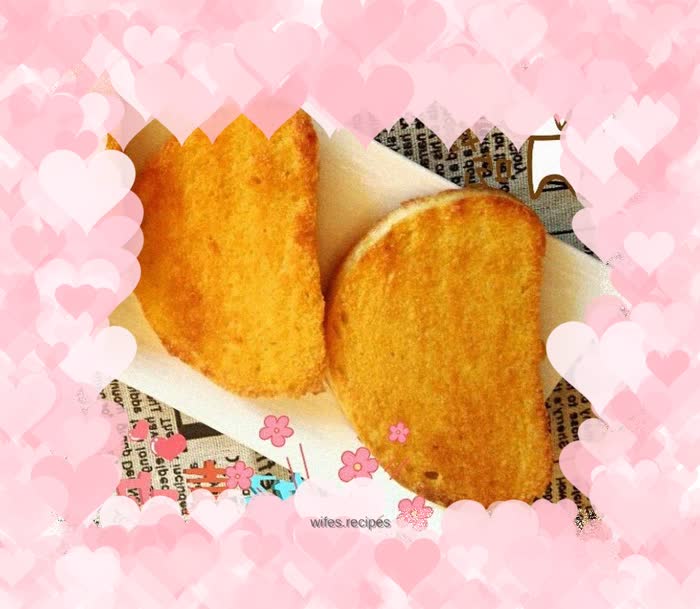 Milk-flavored steamed bun slices