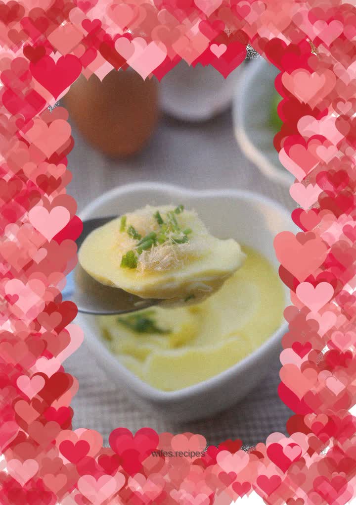 Steamed Egg with Pork Floss