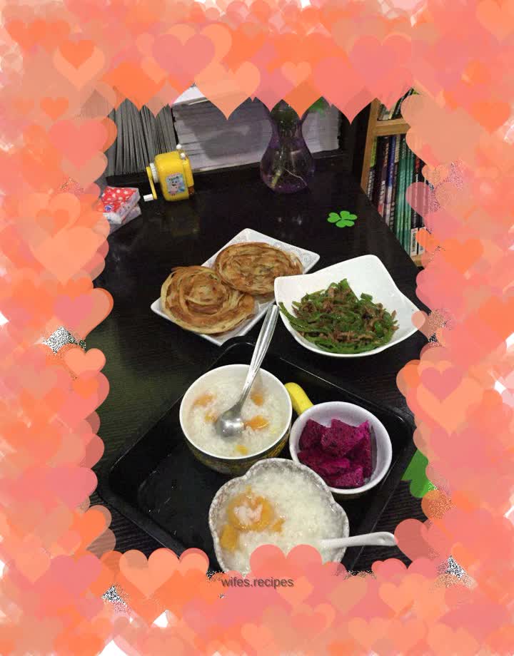 Nutritious breakfast hand cakes