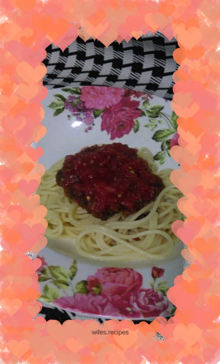 Italian Tomato Bolognese Spaghetti