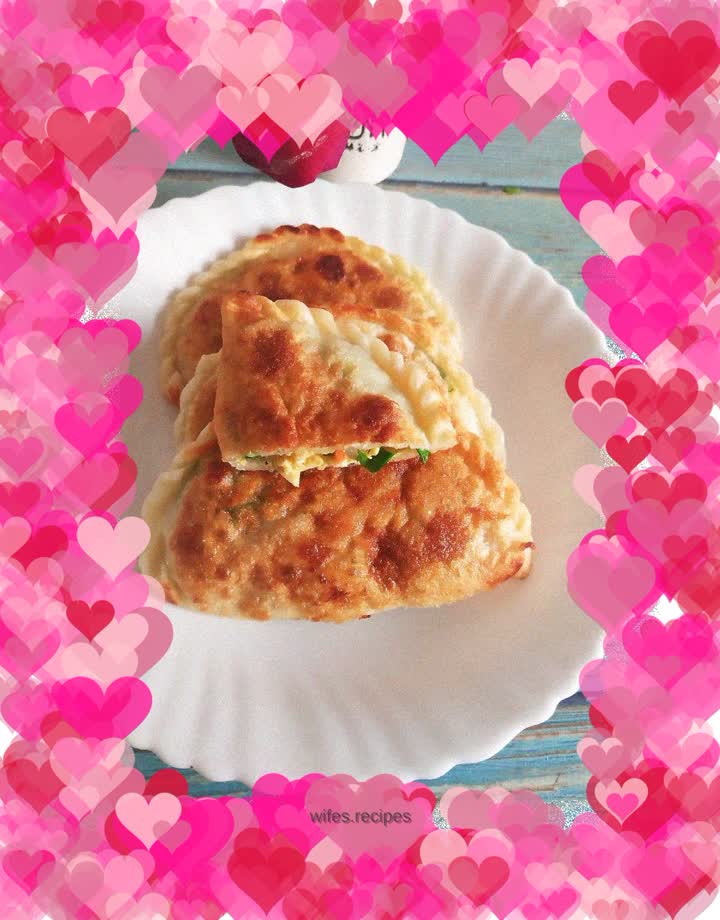 Leek and egg vermicelli pie