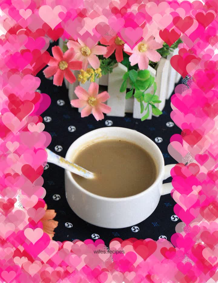 Pumpkin black rice soy milk