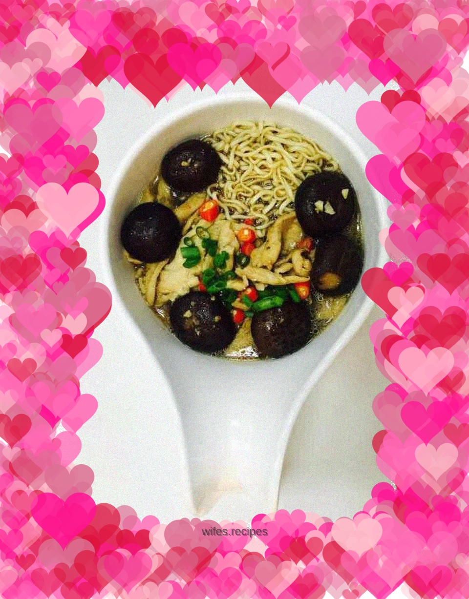 Shredded Chicken Wheat Germ Pure Wheat Noodles