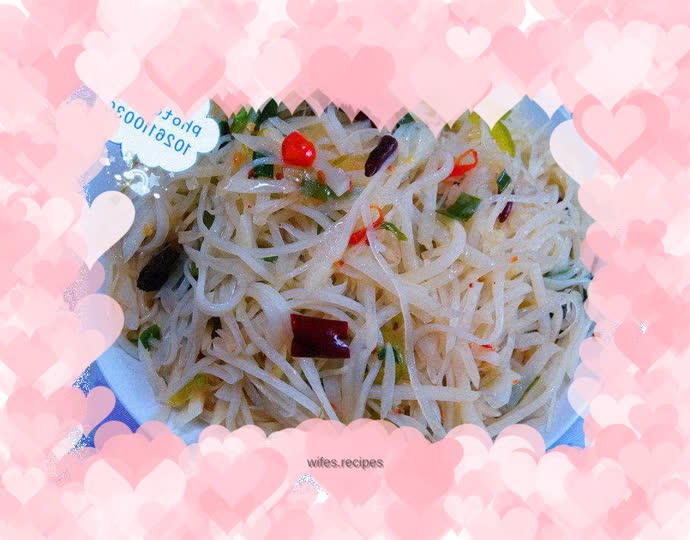 Hot and sour potato shreds