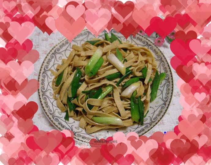 Stir-fried garlic sprouts