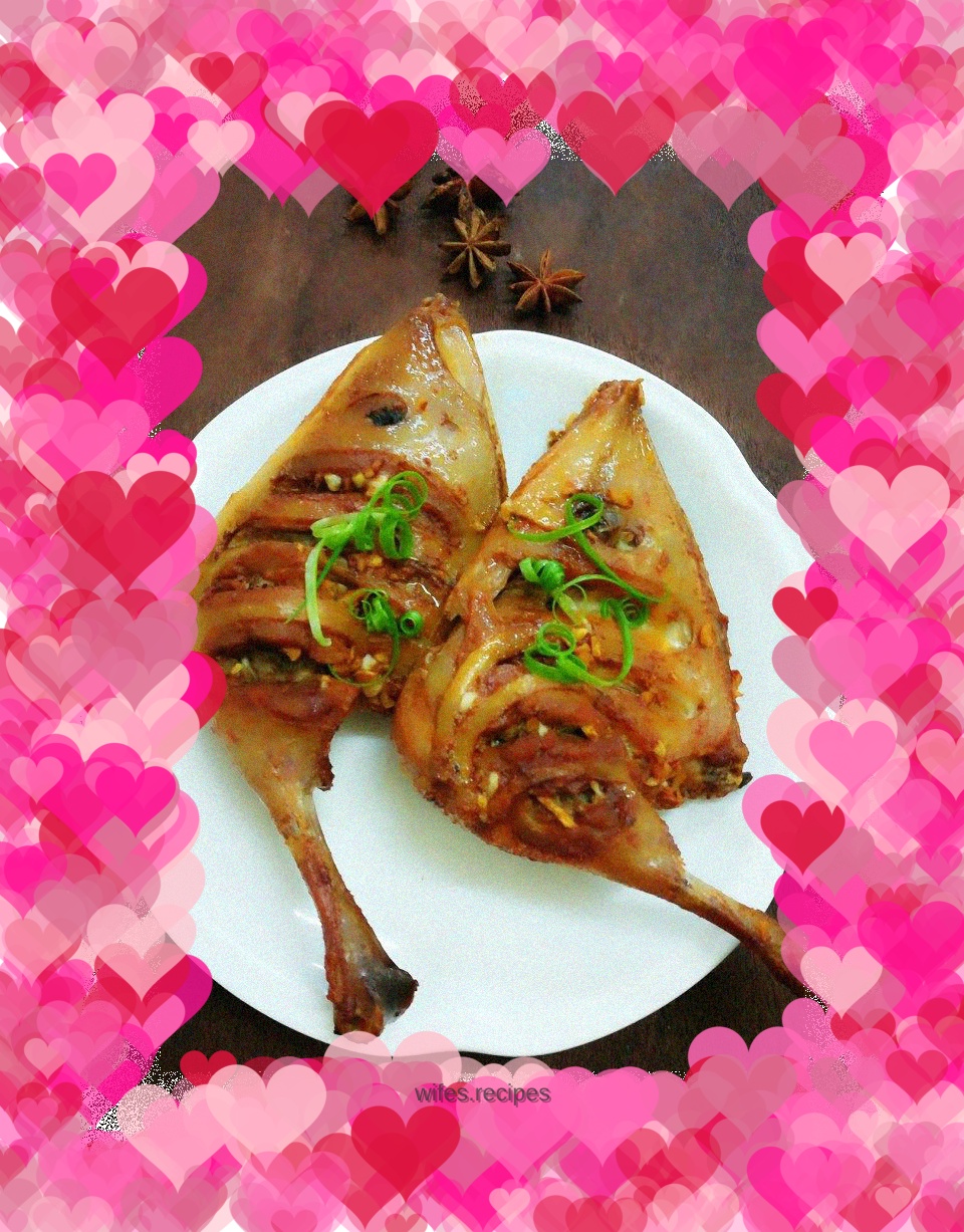 Orleans roast duck leg