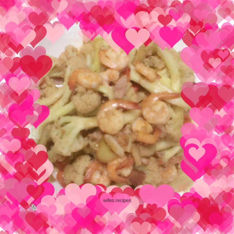 Cauliflower and Shrimp