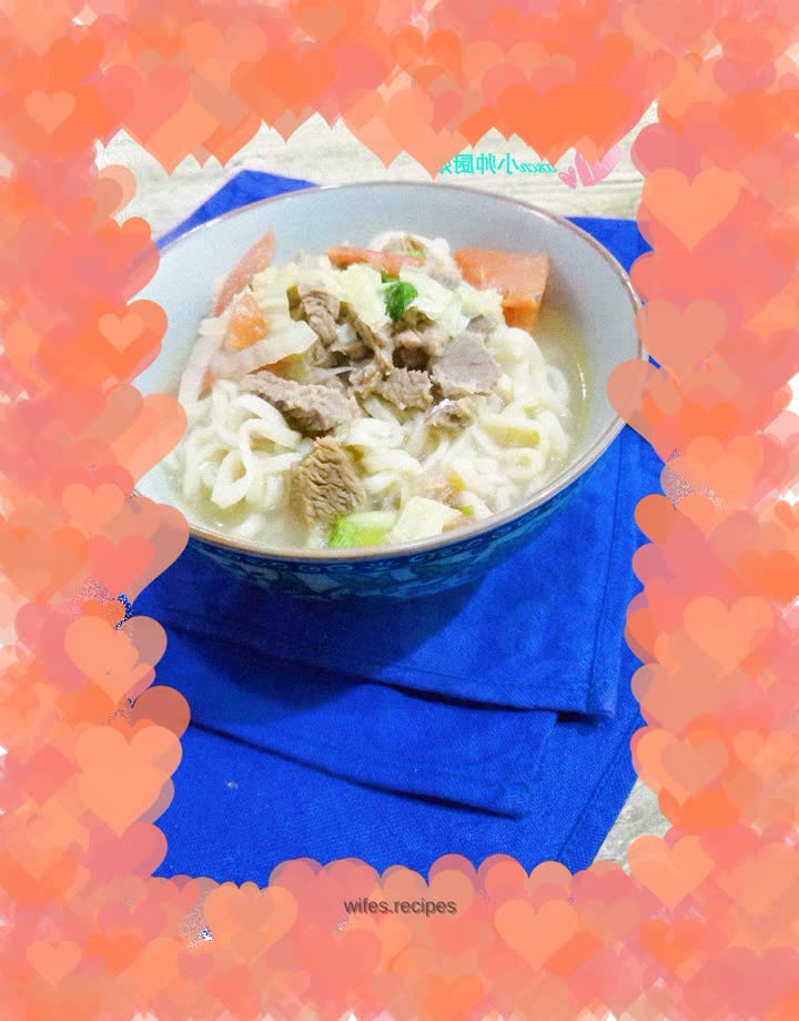 Breakfast Beef Noodles ~ Tomato Beef Noodles in Clear Soup