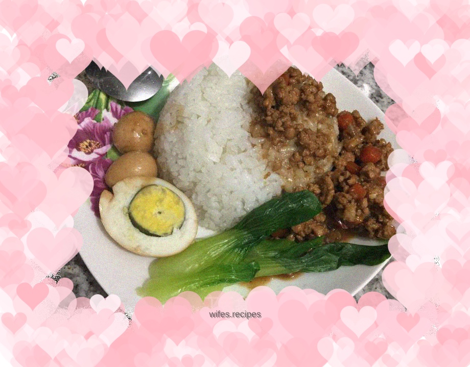 Braised pork rice