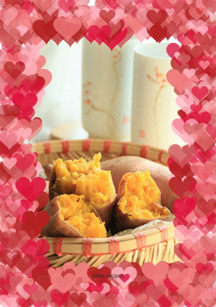 Delicious roasted sweet potatoes that you can eat in minutes
