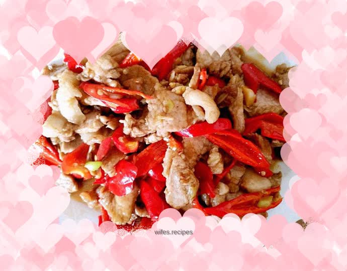 Fried Pork with Chili