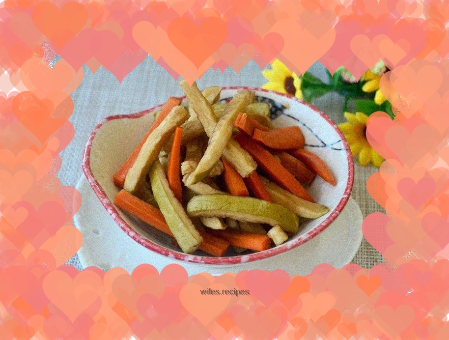 Pickled radish strips