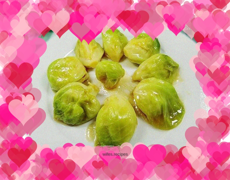 This kind of thing makes people so lovable - baby cabbage with oyster sauce