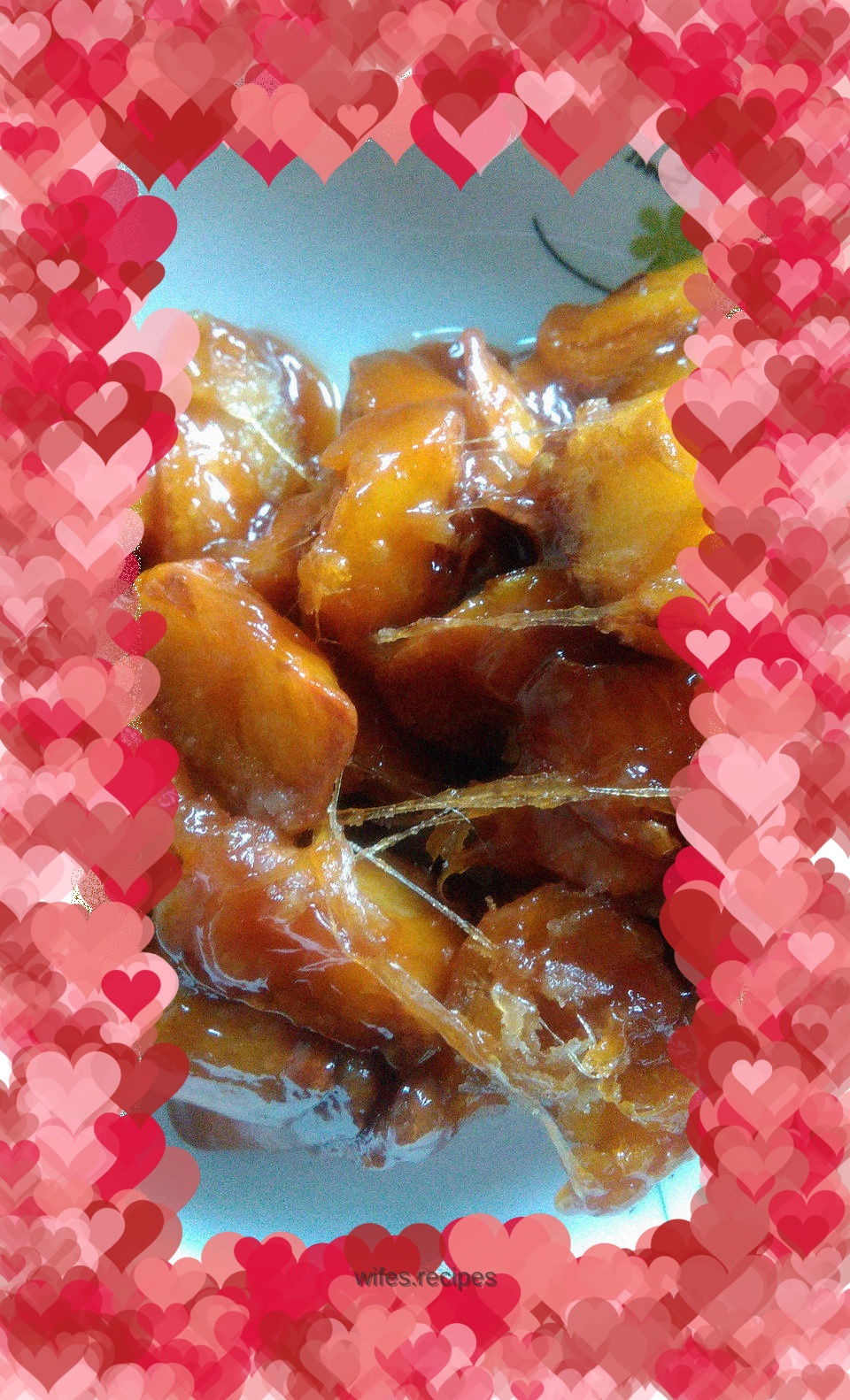 Shredded sweet potato