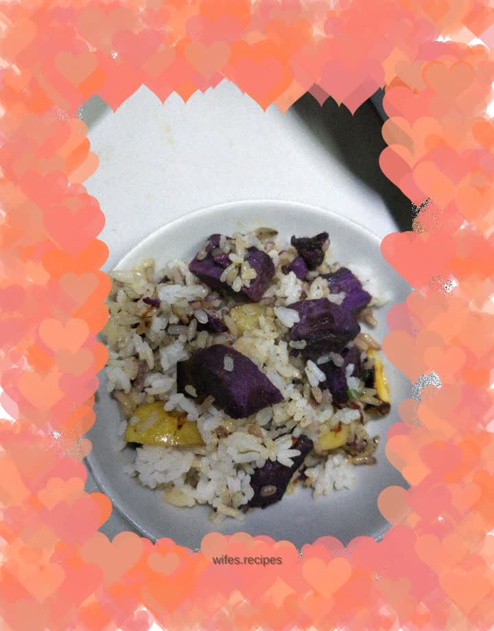 Purple Sweet Potato Braised Rice