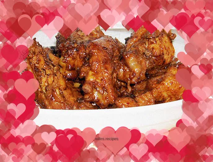 Black bean chicken wings