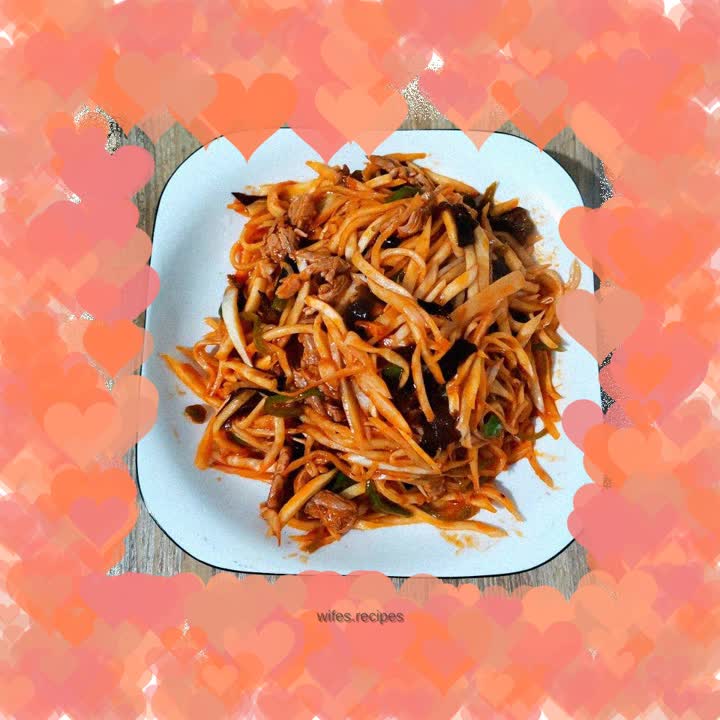 Fish-flavored shredded pork