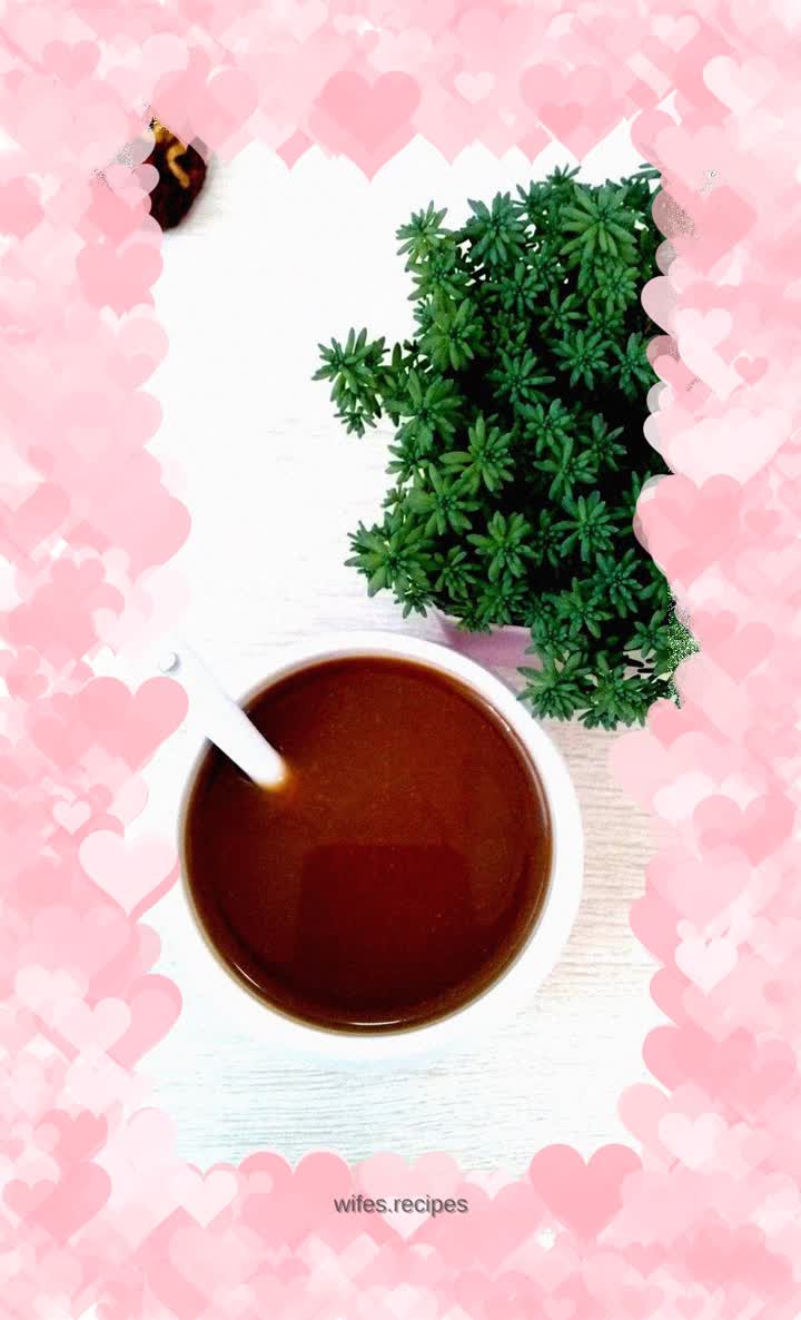 Homemade afternoon tea - black coffee