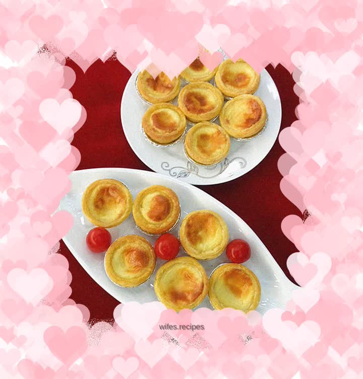 Portuguese original egg tart