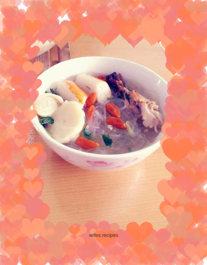 Another variation of duck soup - duck soup vermicelli stew