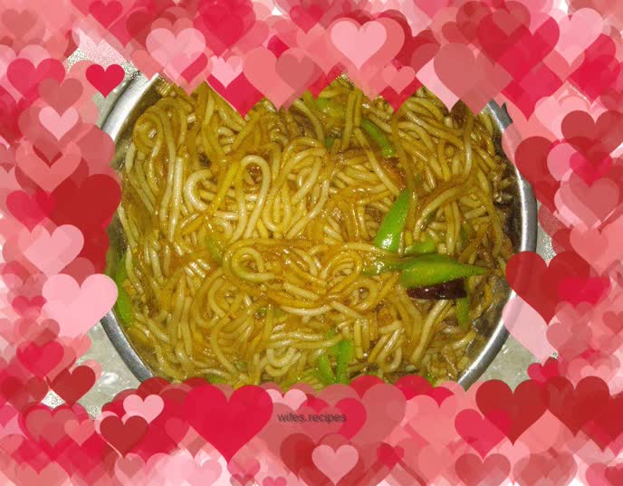 Fried pork noodles