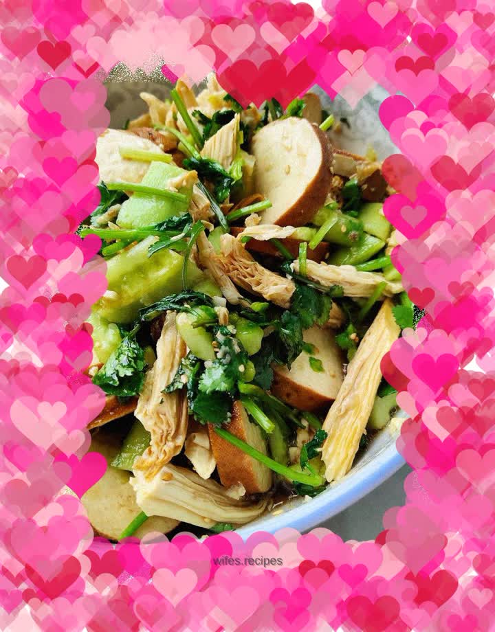 Cold Bean Curd Vegetarian Chicken