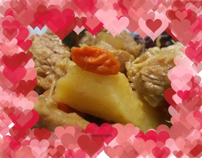 Winter yam and mutton pot