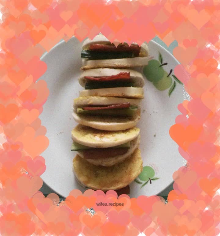 Breakfast steamed buns