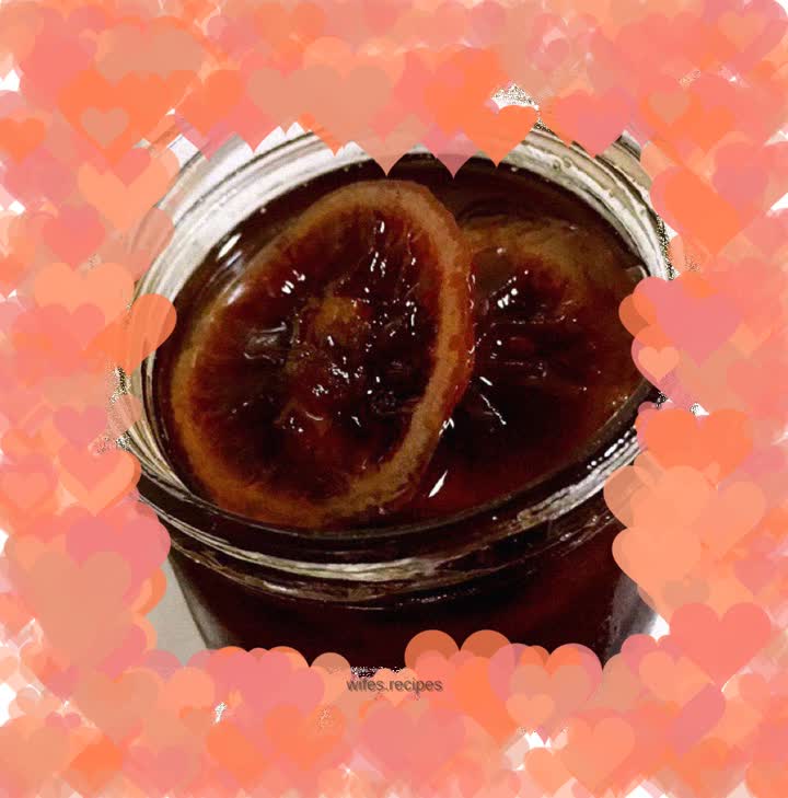 Yellow rock sugar stewed lemon