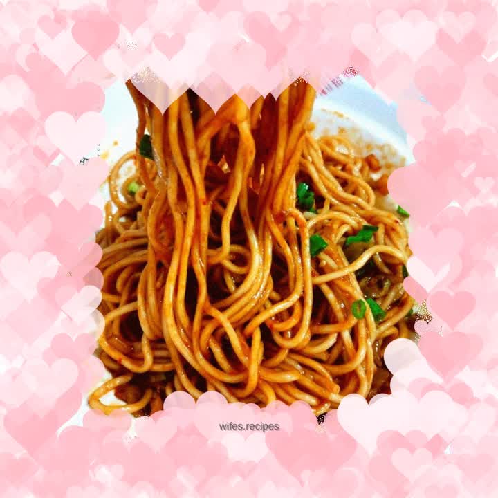 Scallion oil noodles