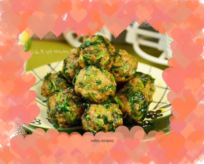 [Henan] Cilantro Meatballs