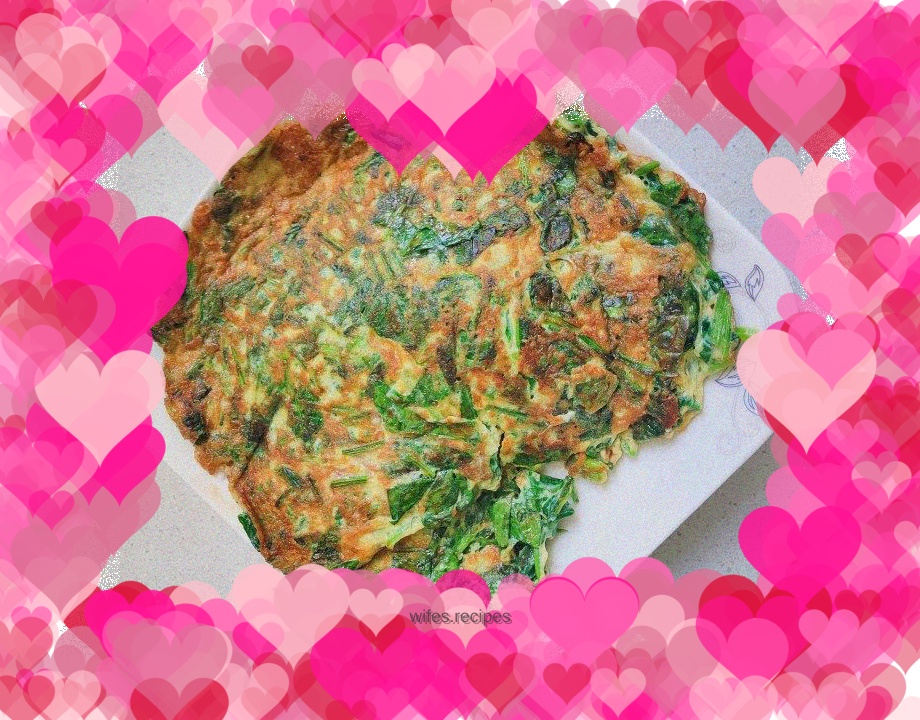 Spinach Egg Pancake