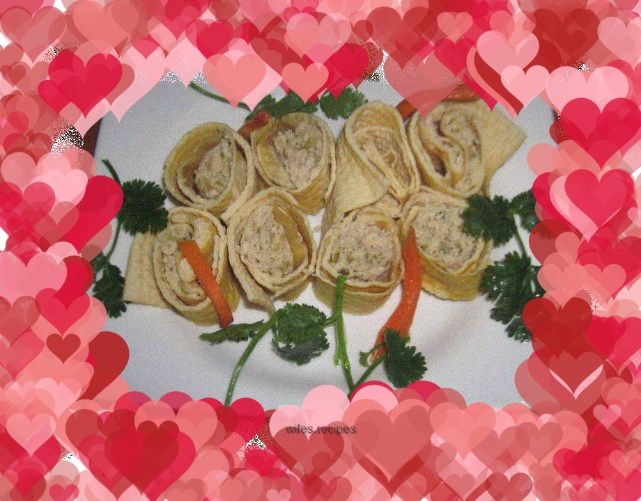 Chicken and Bean Rolls