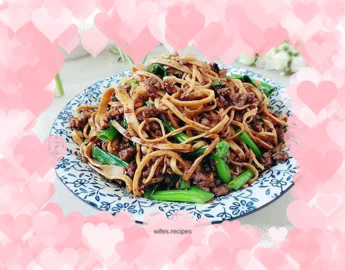 Shredded minced pork and bean curd skin - the killer dish of rice