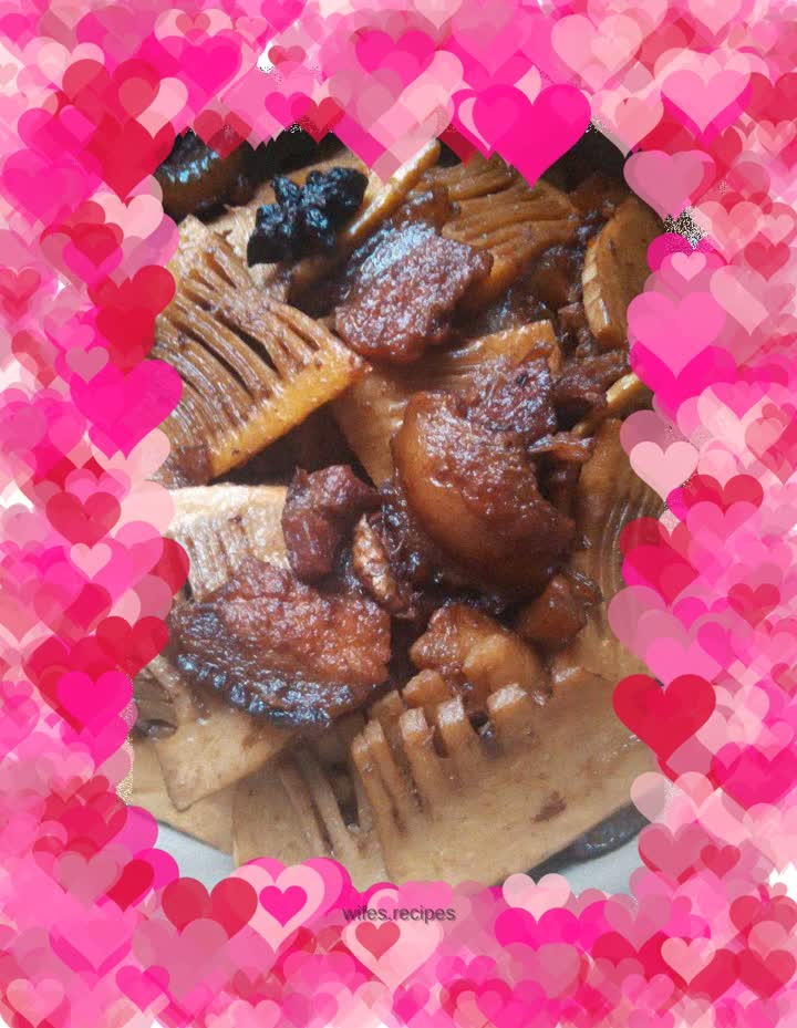 Pork Belly and Braised Spring Bamboo Shoots