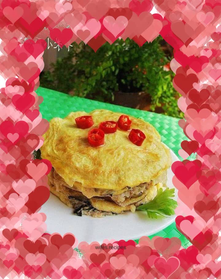 Double-eared egg burger