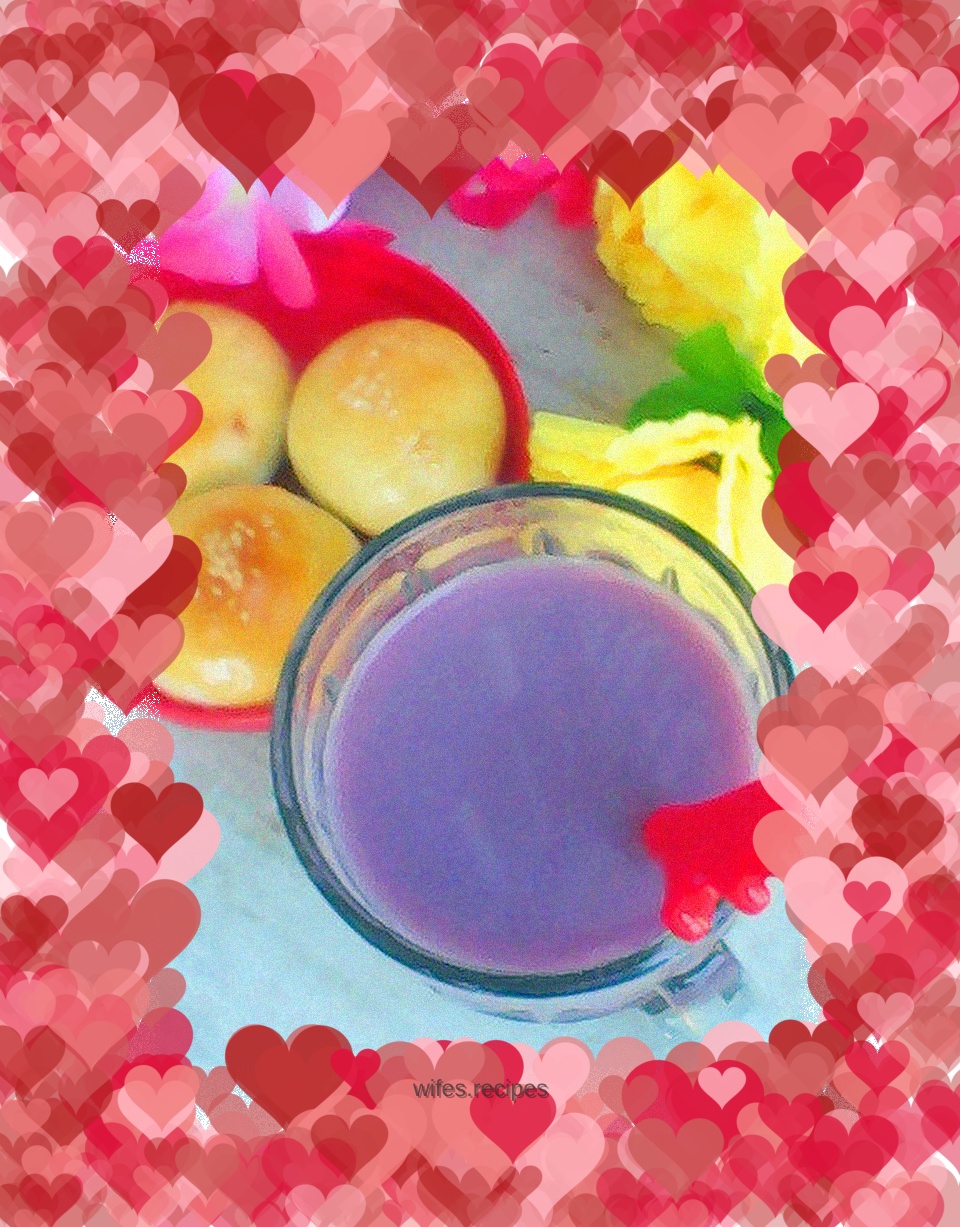 Purple Sweet Potato Milk Tea Sago Dew