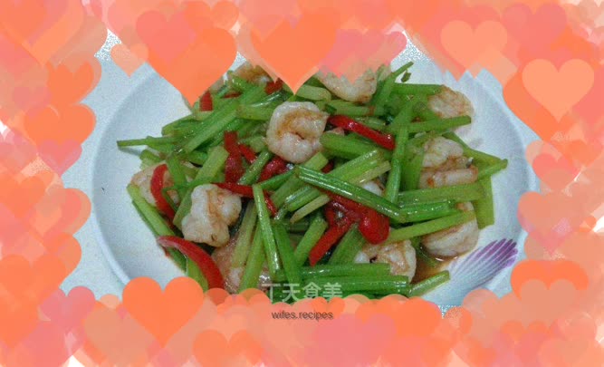 Celery and Shrimp