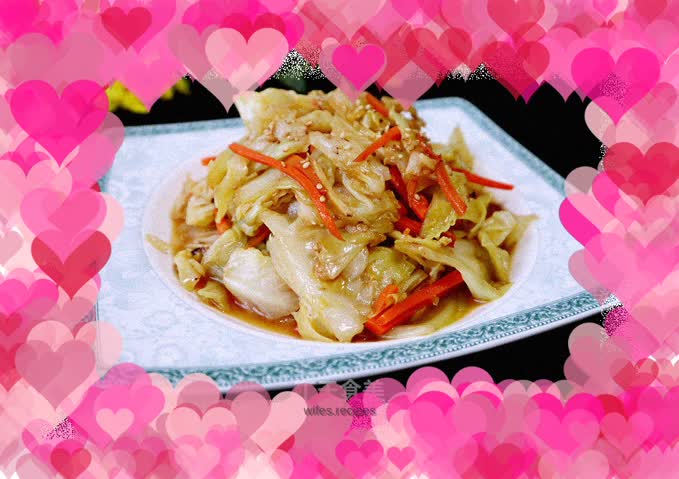 Sesame and Pepper Cabbage