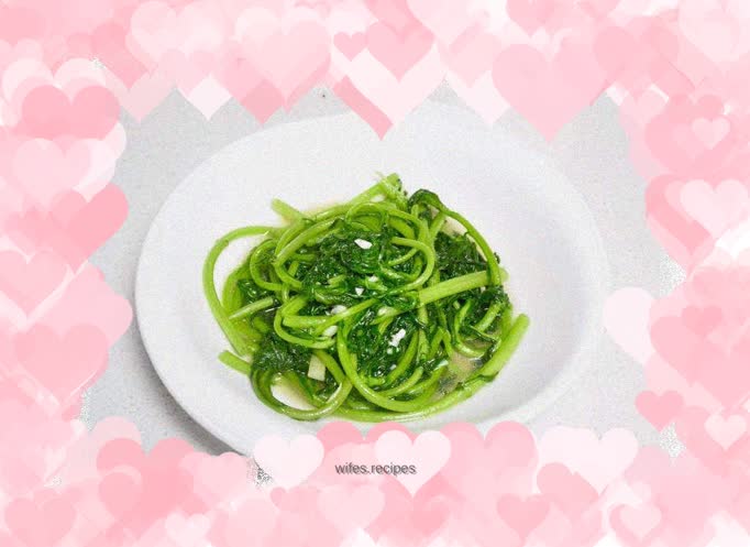 Stir-fried chrysanthemum