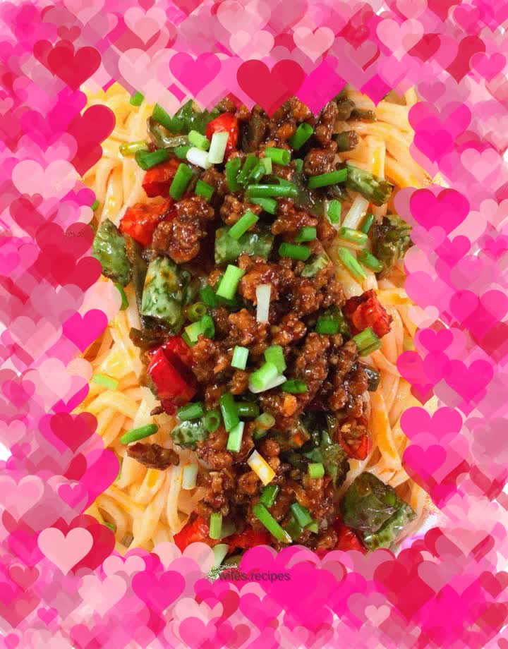 Double pepper noodles