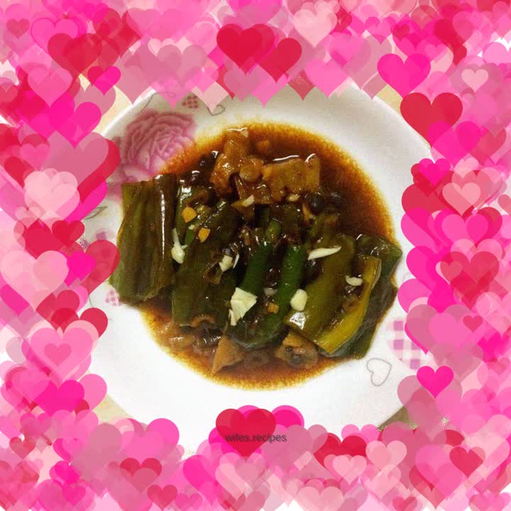 Tiger skin green pepper