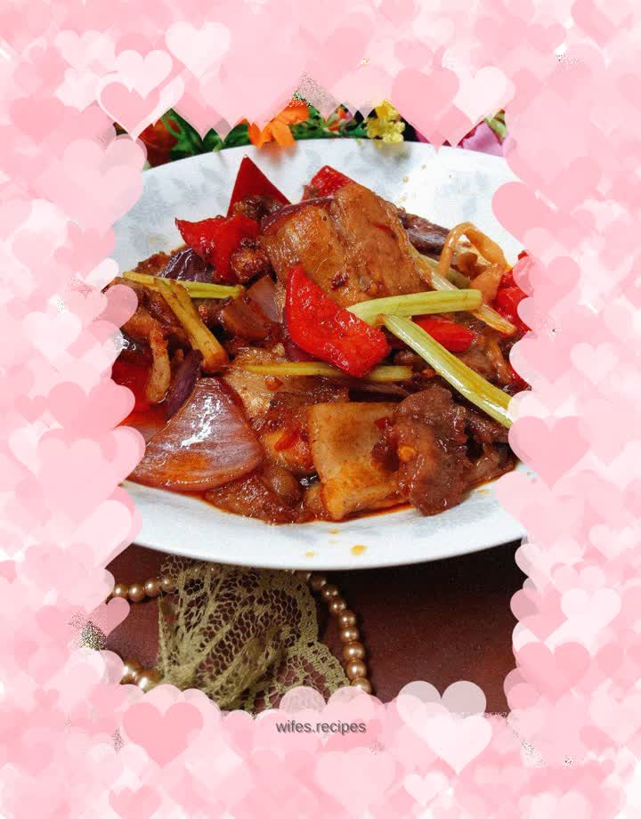 Fine three-strand meat