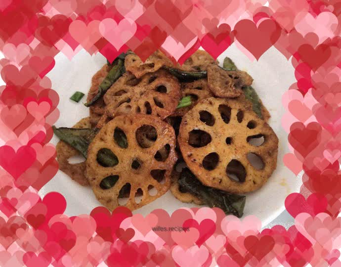 Cumin and lotus root slices